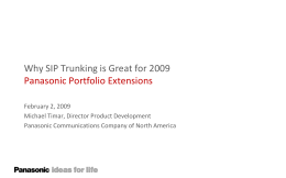 Why SIP Trunking is Great for 2009