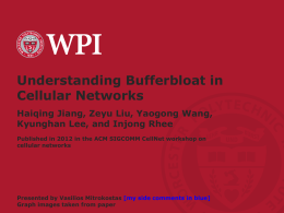 Understanding Bufferbloat in Cellular Networks