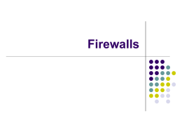Firewalls - Personal Web Pages