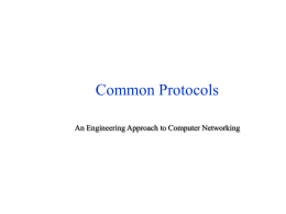 A List of common protocols