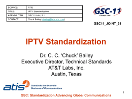 gsc11_joint_31 ATIS IPTV Presentation - Docbox