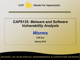 Worms - UCF Computer Science