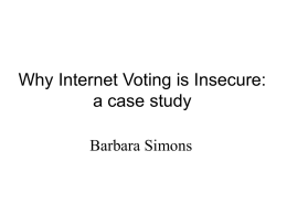 Internet Voting