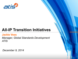 Dec14 ATIS All-IP Transition Activities - NANC