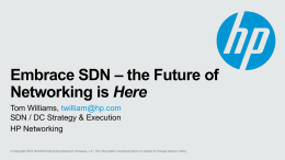 Embrace SDN