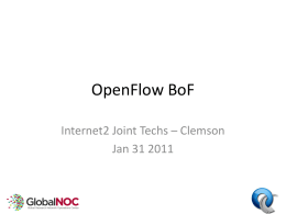 Keys to Openflow/Software-Defined Networking