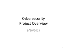 Cybersecurity Project Overview