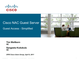 Cisco NAC Go-to
