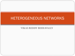 Heterogenous Networks