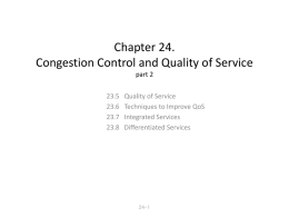 Chapter 24. Congestion Control and Quality of Service