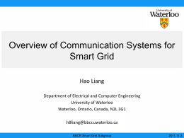 Overview of Communication Systems for Smart Grid