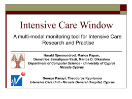 Intensive Care Window - University of Cyprus