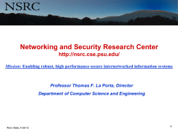 New Products Portfolio Review - Institute for Networking and