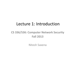 lecture1 - Computer and Information Sciences