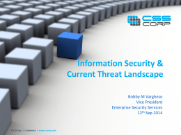 Information Security & Threat Landscape