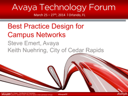 ATF_Best Practice Design for an Avaya Fabric Connect Campus