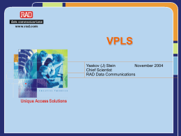VPLS - DSPCSP Pages