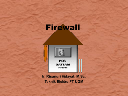 Firewall - Gadjah Mada University