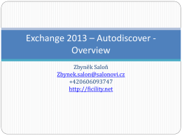 Exchange 2010 cloud