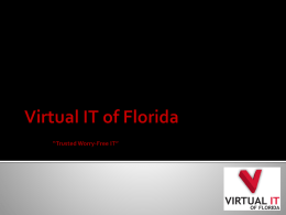 Virtual IT Proposal