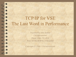 TCP/IP for VSE