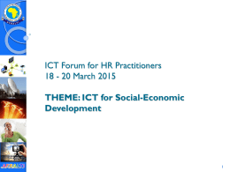 ICT Forum for HR Practitioners 18