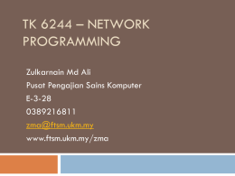 TK 6224 – Network Programming