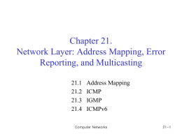 Chapter 20 Network Layer Protocols: ARP, IPv4, ICMPv4