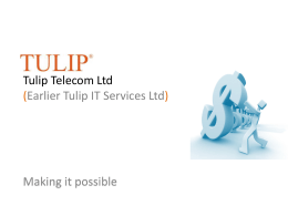 Tulip Telecom Ltd (Earlier Tulip IT Services Ltd)