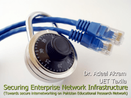 Network Security - University of Engineering and Technology