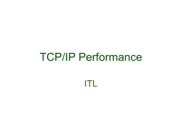 TCP/IP - Ohio University