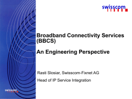 Broadband Connectivity Services
