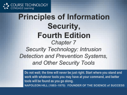 Principals of Information Security, Fourth Edition