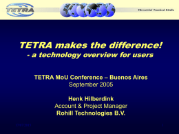 TETRA Makes the Difference