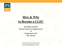 What Is a CLEC?