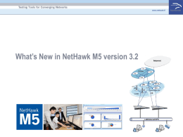 What’s New in NetHawk M5 version 3.2
