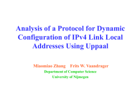 Model of Dynamic Configuration of Link Local address