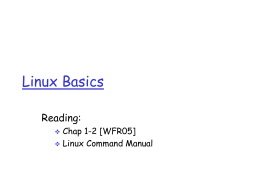 Linux Basics - McMaster University
