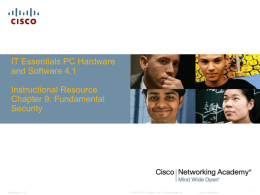 Presentation Title Size 30PT - DMC Cisco Networking Academy
