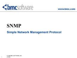 Adding Remote Management with SNMP