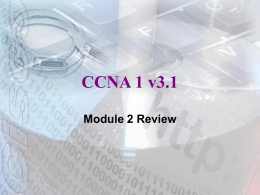 CCNA 1 v3.0 - chu.edu.tw