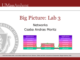 Big Picture Lab 4 - University of Massachusetts Amherst