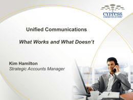 Cypress Communications - International Legal Technology