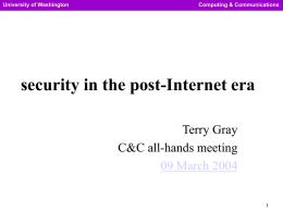 security in the post-Internet era