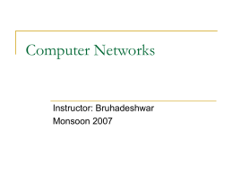 Computer Networks - International Institute of Information
