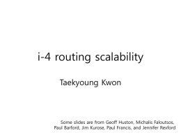 i-2 routing scalability