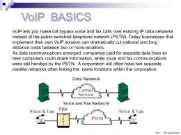 VoIP Basics - K C Communications