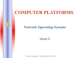 Computer Platforms - Glyndŵr University