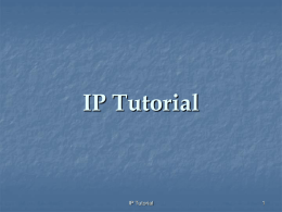 IP Tutorial