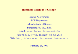 Internet-Future - Indian Institute of Science